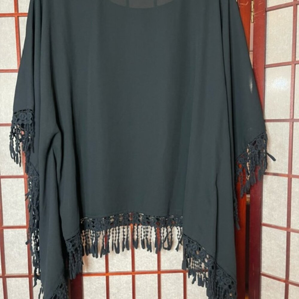 Womans Blouse Black Size Small